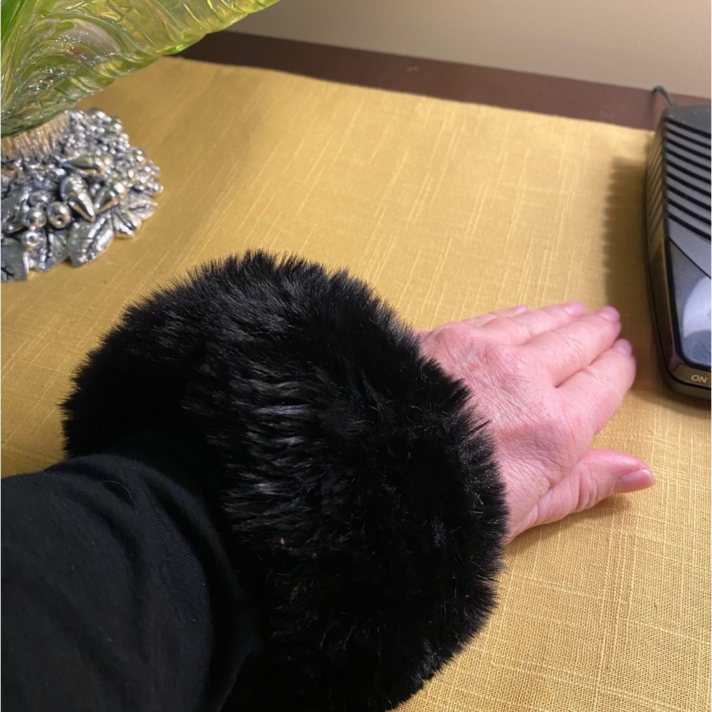 WHBM Black Cuffs